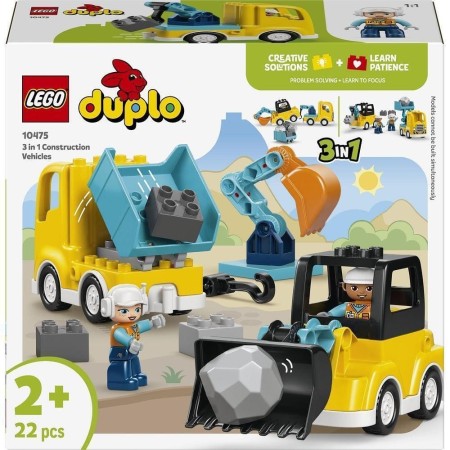 Конструктор LEGO DUPLO Town 3-в-1 Будівельна техніка (10475)