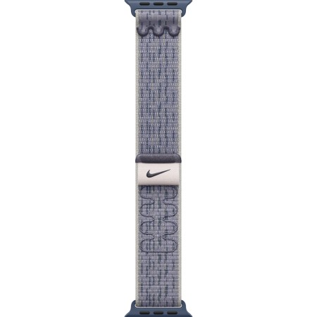 Ремінець Apple Watch 42/44/45/46/49mm Grey/Blue Nike Sport Loop (MXU13ZM/A)  у Запоріжжі