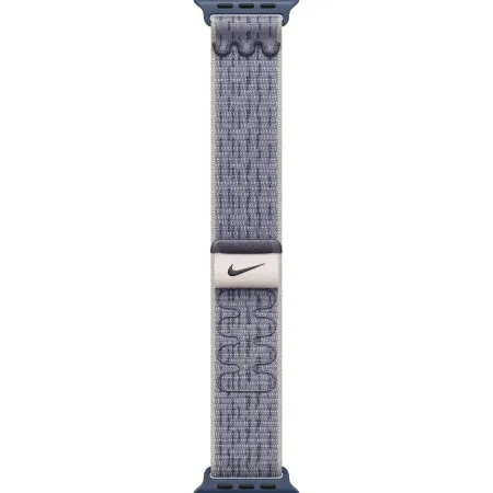 Ремінець Apple Watch 42/44/45/46/49mm Grey/Blue Nike Sport Loop (MXU13ZM/A)