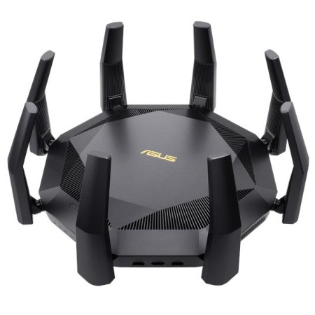 Маршрутизатор ASUS RT-AX89X AX6000 8xGE LAN 1xGE WAN 1x10GE 1xSFP+ 2xUSB3.1 MU-MIMO OFDMA MESH (90IG04J1-BM3010)