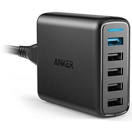 Зарядний пристрій Anker PowerPort 5 Speed 51.5W (Black) (A2055G11)  у Львові