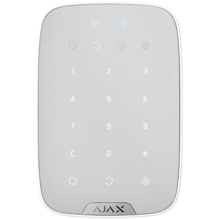 Бездротова сенсорна клавіатура Ajax KeyPad Plus (White)