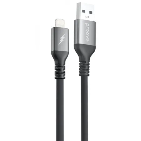 Кабель Proove ReGen Silicone USB to Lightning 2.4A (1m) Black