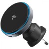 Автомобільний тримач із бездротовою зарядкою Proove Titanium Circle Qi2 15W Gray