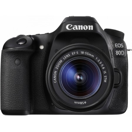 Фотоапарат Canon EOS 80D + объектив 18-55 IS STM (1263C038)  у Чернівцях