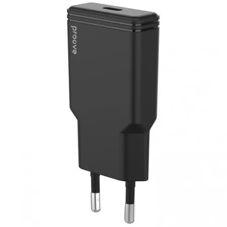 Мережевий зарядний пристрій Proove Slender 20W (Type-C) (Black)