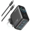 Зарядний пристрій Anker GaN Charger 100W GaN with Type-C/Type-C (Dark Gray) (B121BGZ1)