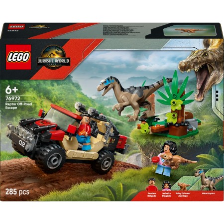 Конструктор LEGO Jurassic World Втеча по бездоріжжю від раптора (76972)