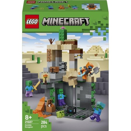Конструктор LEGO Minecraft Підземелля зомбі (21587)