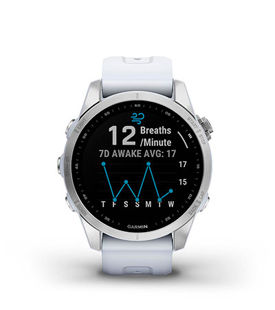 Garmin fenix 7s - Стеження за диханням Стеження за диханням