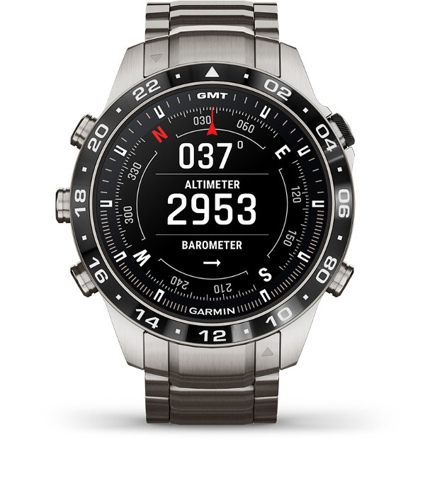 Датчики ABC Годинник Garmin MARQ Aviator - Альтиметр, барометр, компас