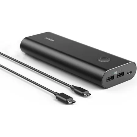 Батарея універсальна Anker PowerCore Plus V3 20100mAh (Black) (A1371H12)