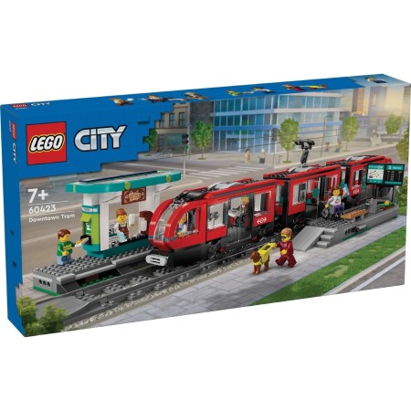 Конструктор LEGO City Трамвай і вокзал у центрі міста (60423)