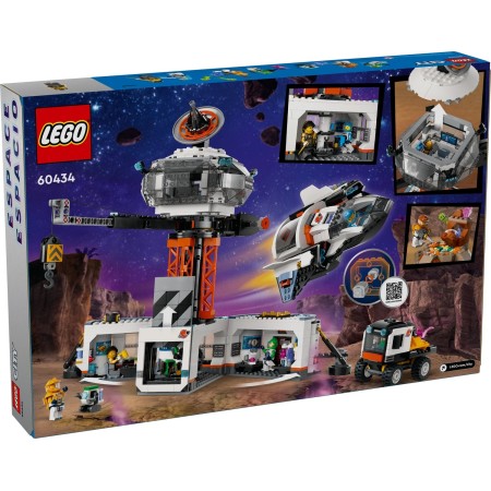 Конструктор LEGO City Космічна база й стартовий майданчик для ракети (60434)  у Луцьку
