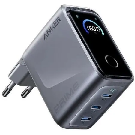Зарядний пристрій Anker GaN Prime Charger 160W (Silver) (A2687341)