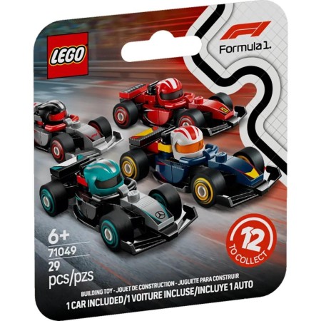 Конструктор LEGO Minifigures Колекційний автомобіль для перегонів F1 (71049)