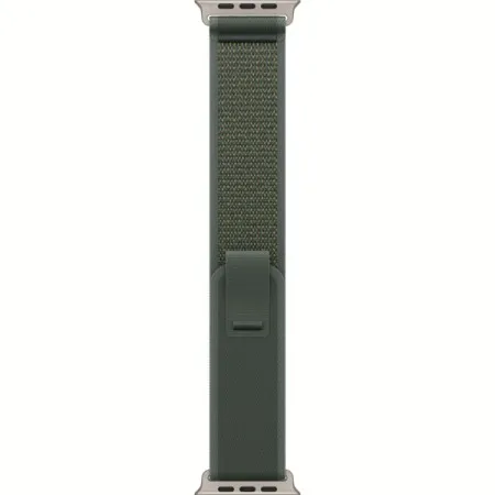 Ремінець Apple Watch 42/44/45/46/49mm Natural Titanium Finish Green Trail Loop S/M (MXTN3)
