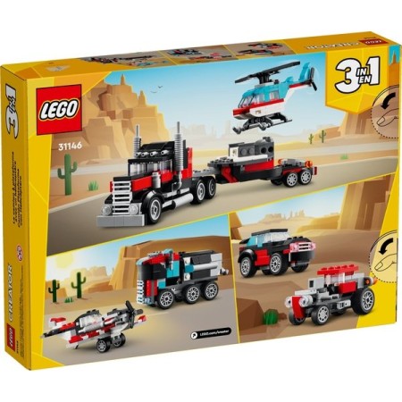 Конструктор LEGO Creator Бортова вантажівка з гелікоптером (31146)  у Луцьку