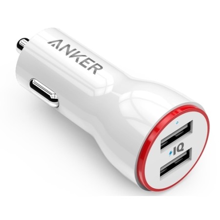 Автомобільний зарядний пристрій Anker PowerDrive 2 (Білий)
