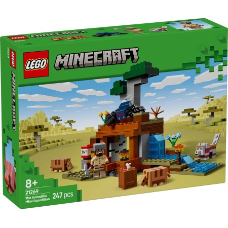 Конструктор LEGO Minecraft Шахтна експедиція «Броненосець» (21269)