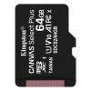 Карта пам'яті Kingston microSD 64GB C10 UHS-I R100MB/s