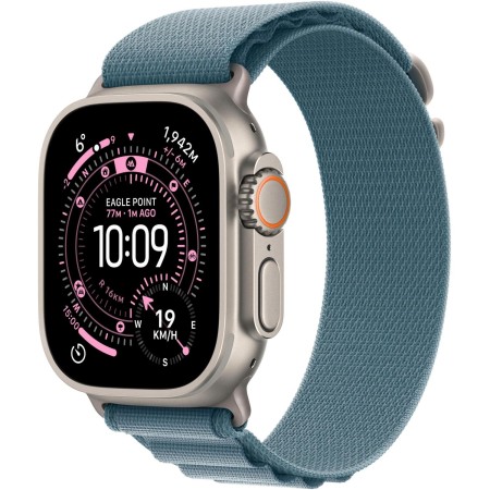 Apple Watch Ultra 3 49mm Natural Titanium Case with Light Blue Alpine Loop - Large (MEWP4QP/A)  у Чернігові