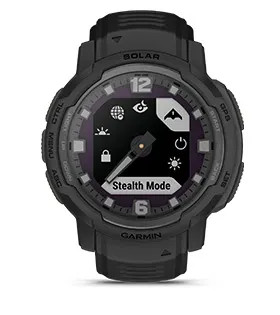Тактичний GPS-годинник Garmin Instinct Crossover Solar Tactical - Прихований режим Stealth Прихований режим Stealth