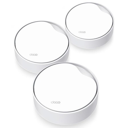 Маршрутизатор TP-Link (WiFi MESH система) DECO X50 PoE 3PK AX3000 1xGE LAN/WAN 1x2,5GE LAN/WAN MU-MIMO OFDMA MESH (DECO-X50-POE-3-PACK)