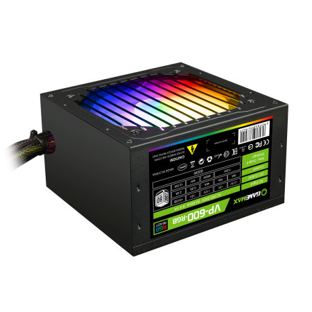 Блок живлення GAMEMAX VP-600-RGB  ATX 600W   80 Plus Bronze (VP-600-RGB)  у Львові