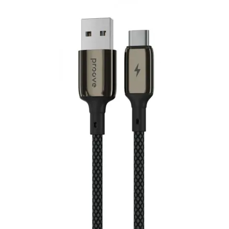 Кабель Proove Dense Metal USB to Type-C 2.4A (1m) (Black)