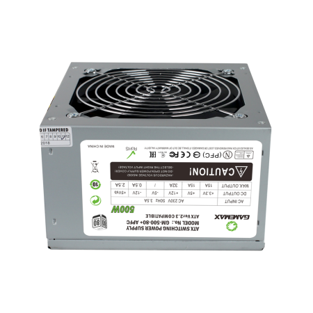 Блок живлення GAMEMAX GM-500 80 Plus APFC  ATX 500W 80 Plus (GM-500 80 Plus APFC)  у Миколаєві