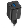 Мережевий зарядний пристрій Proove Pocket GaN Plus 25W (Type-C + USB) (Black)  у Тернополі