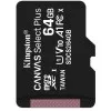 Карта памʼяті Kingston microSDXC 64GB Canvas Select Plus Class 10 UHS-I U1 V10 A1 (SDCS2/64GBSP)