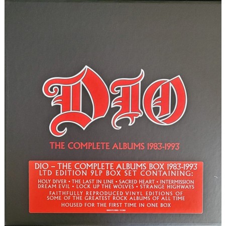 Вінілова платівка Dio – The Complete Albums 1983-1993 (Remastered, Box Set, Limited Edition) (9 LP)