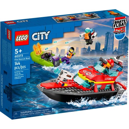Конструктор LEGO City Човен пожежної бригади (60373)  у Луцьку