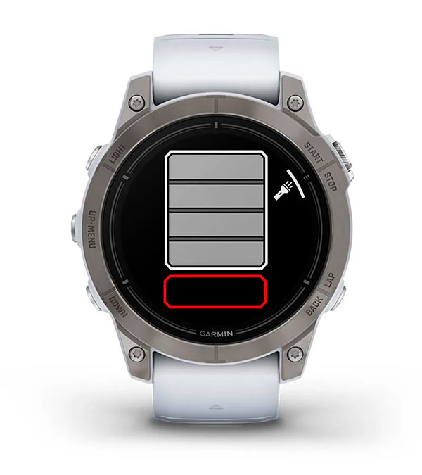 Garmin epix Pro (Gen 2) Sapphire | 47 мм - LED ліхтарик Garmin epix Pro (Gen 2) Sapphire | 47 мм - LED ліхтарик