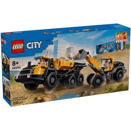 Конструктор LEGO City Самоскид і фронтальний ковшовий навантажувач (60494)  в Одесі