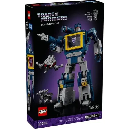Конструктор LEGO Icons Transformers: Саундвейв (10358)  у Вінниці