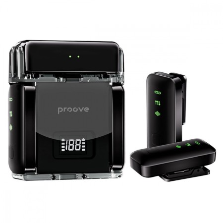 Бездротовий петличний мікрофон Proove Live (Black)  у Чернівцях