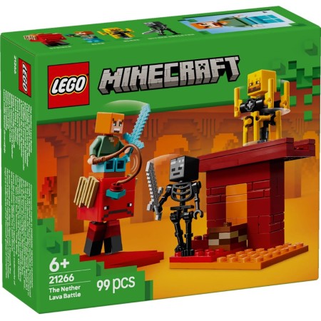 Конструктор LEGO Minecraft Битва з лавою у Незері (21266)  у Луцьку