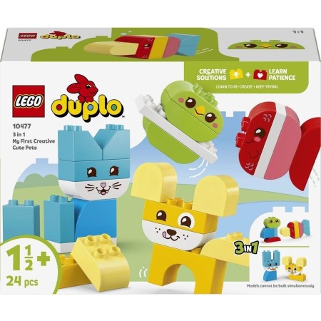 Конструктор LEGO DUPLO My First Чарівні творчі домашні улюбленці 3 в 1 (10477-)
