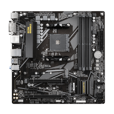 Mатеринська плата GIGABYTE B550M DS3H sAM4 mATX (B550M DS3H)