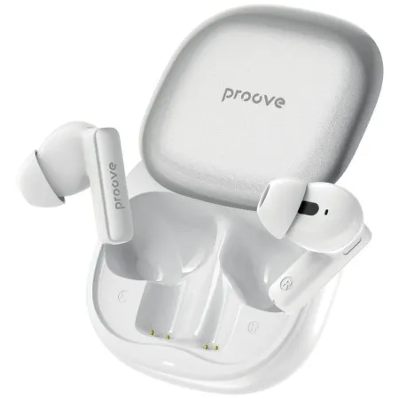 Бездротові навушники Proove NoLimit TWS with Hybrid ANC (APP) White/Silver