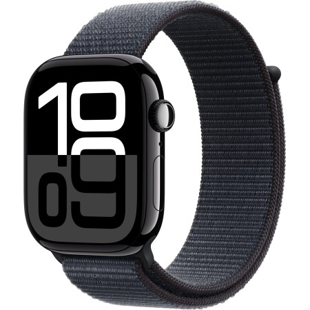 Apple Watch Series 10 46mm Jet Black Aluminum Case with Ink Sport Loop  у Тернополі