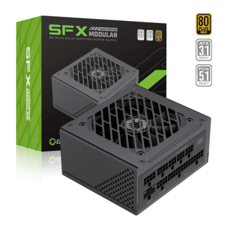 Блок живлення GAMEMAX GS-750G Black SFX 750W 80 plus Gold (GS-750G Black)  у Львові