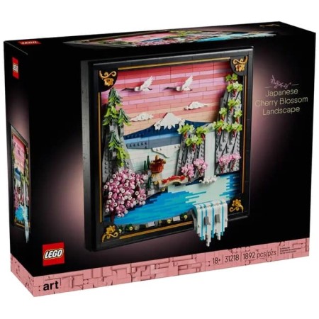 Конструктор LEGO ART Японський пейзаж із цвітом сакури (31218)