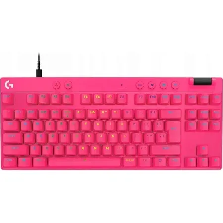 Клавіатура Logitech Pro X TKL Rapid Pink (L920-013253)  у Чернівцях