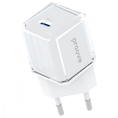 Мережевий зарядний пристрій Proove Pure GaN 30W (Type-C) (White)  у Луцьку