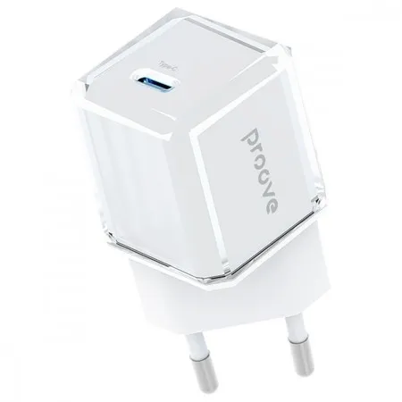 Мережевий зарядний пристрій Proove Pure GaN 30W (Type-C) (White)