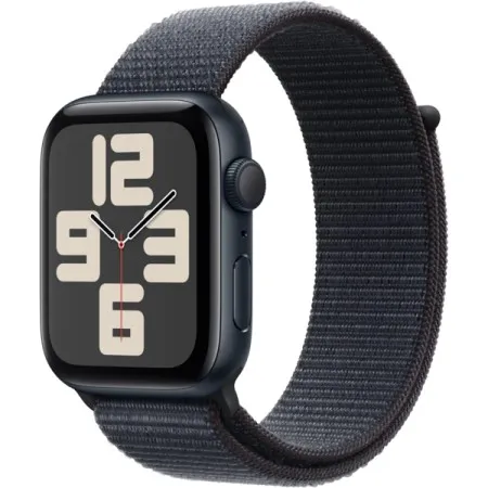 Apple Watch SE 2 2024 44mm Midnight Aluminum Case with Ink Sport Loop